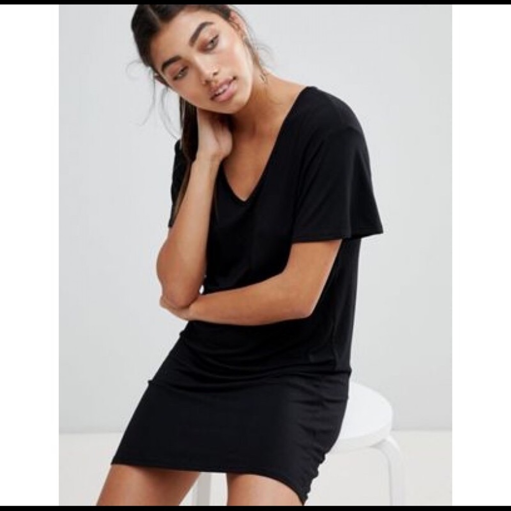 Black T-shirt Dress